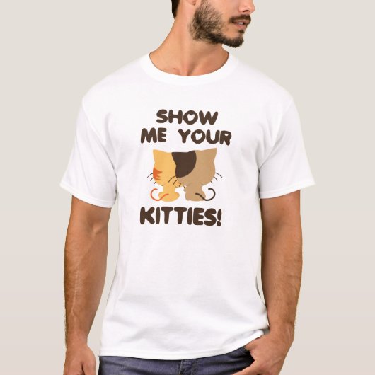 猫ちゃん! Tシャツ (正面)