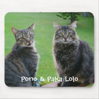 猫ちゃんPono及びPaka Lolo マウスパッド
