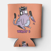 猫って何？ゾンビキャットハロウィン 缶クーラー (正面)