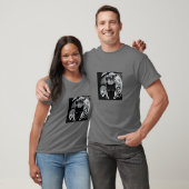 猫って何?墓地おもしろいの殺意ある猫ネコ Tシャツ (ユニセックス)