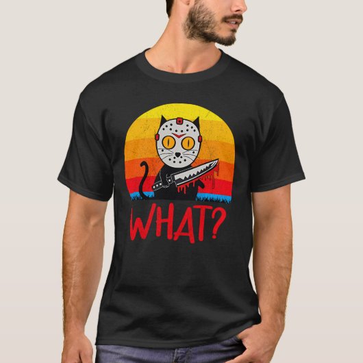 猫って何? Tシャツ (正面)