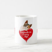猫っぽくシッポ コーヒーマグカップ (中央)