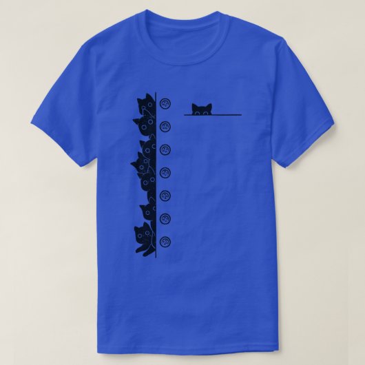 猫でいっぱいになったトベ・フォンセカ Tシャツ (デザイン正面)
