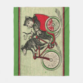 猫でよかった フリースブランケット (正面)