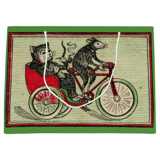 猫でよかった ラージペーパーバッグ (正面)