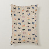 猫とお洒落ナイフのアクセント枕 アクセントクッション (正面(垂直))