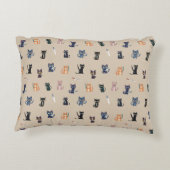 猫とお洒落ナイフのアクセント枕 アクセントクッション (裏面)