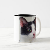 猫とお茶とうまい本 ツートーンマグカップ (正面右)