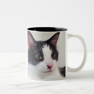 猫とお茶とうまい本 ツートーンマグカップ