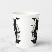 猫とこうもりI 紙コップ (左)