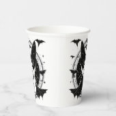 猫とこうもりI 紙コップ (右)