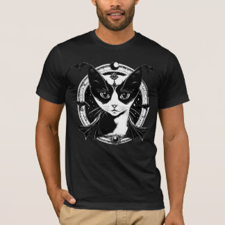 猫とこうもりI Tシャツ