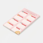 猫とのウィークリープランナー ポストイット (アングル)