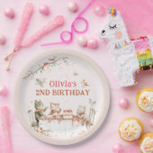 猫とのパーティー ペーパープレート (パーティー)