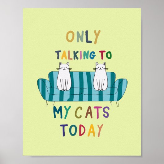 猫との会話 ポスター (正面)