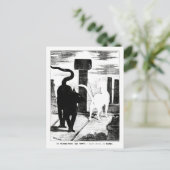 猫との出会い – Eduard Manet - Cat Art ポストカード (スタンド正面)