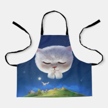 猫との夢のような夜空