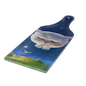 猫との夢のような夜空 カッティングボード (角)