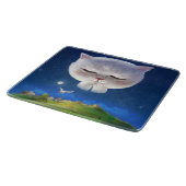 猫との夢のような夜空 カッティングボード (角)