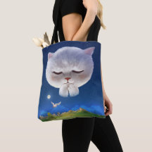 猫との夢のような夜空