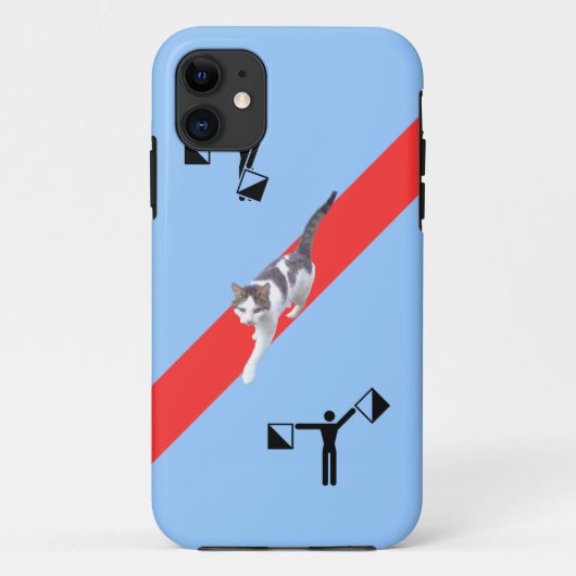猫との奇妙な芸術 Case-Mate iPhoneケース (裏面)