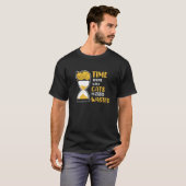 猫との時間は無駄にはなりません Tシャツ (正面フル)