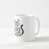 猫との時間 コーヒーマグカップ (正面右)