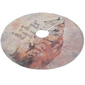 猫との時間 フリース ツリースカート (アングル)