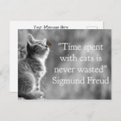 猫との時間。.... ポストカード (正面/裏面)
