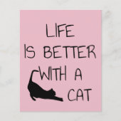 猫との暮らしが良い – 猫好き (正面)