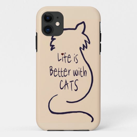 猫との暮らし Case-Mate iPhoneケース (裏面)