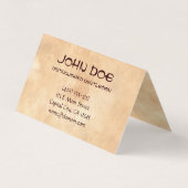 猫との遊女北川歌麿芸者 名刺 (正面)