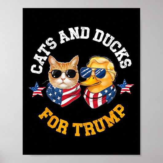 猫とアヒルのトランプ2024 ポスター (正面)