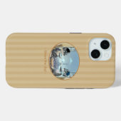 猫とエッフェル塔 - パリの喜びタフフォンケース Case-Mate iPhoneケース (裏面 (横))