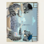 猫とエッフェル塔 パリ週間プランナー プランナー手帳 (裏面)