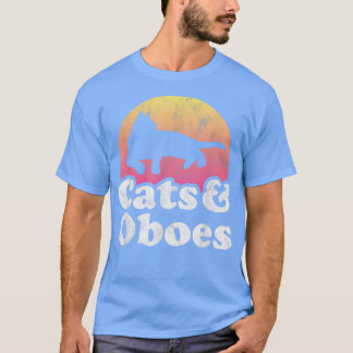猫とオボエ男と女の猫とオボエ Tシャツ