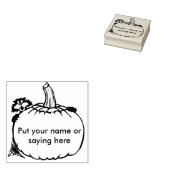 猫とカボチャ2イラストレーションスタンプ ラバースタンプ (押印)