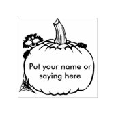 猫とカボチャ2イラストレーションスタンプ ラバースタンプ (インプリント)