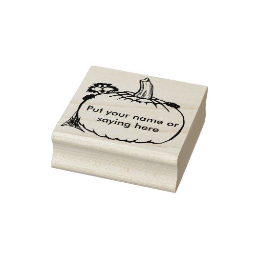 猫とカボチャ2イラストレーションスタンプ ラバースタンプ (スタンプ)