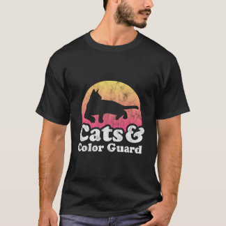 猫とカラーガード 'S または 'S 猫とカラーガード Tシャツ