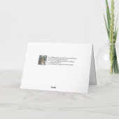 「猫とキス」 カード (裏面)