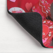 「猫とキス」マウスパッド マウスパッド (コーナー)