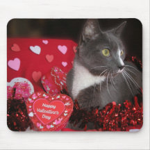 「猫とキス」マウスパッド