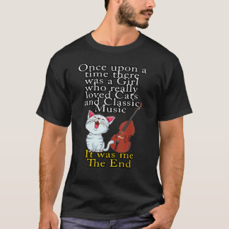 猫とクラシック音楽 昔むかしの少女 1 Tシャツ