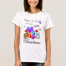 猫とクリスマスが大好きな女の子