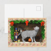 猫とクリスマスのもの ポストカード (正面/裏面)