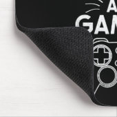 猫とゲームの面白い猫好きゲーマーギフトゲーマー マウスパッド (コーナー)