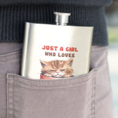猫とコーヒーが大好きな女の子(2) フラスク (インサイチュ)