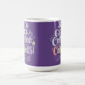 猫とコーヒーと色彩 コーヒーマグカップ (中央)