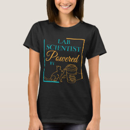 猫とコーヒーに支えられた研究者 - 研究室ライフ Tシャツ